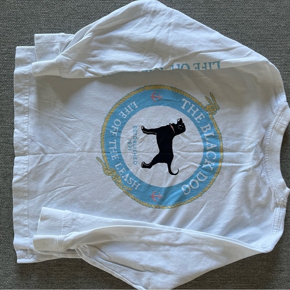 Black  Dog Print Sweatshirt and Shirt - Picture 4 of 6